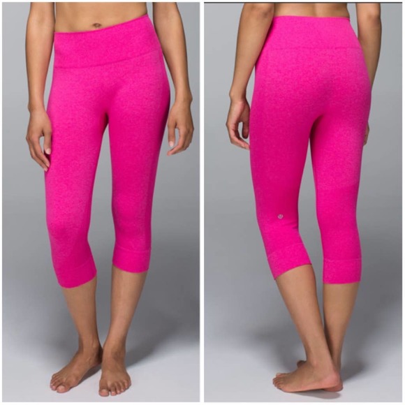 lululemon athletica Pants - Lululemon Seamlessly Street Crop Capri Leggings, 4